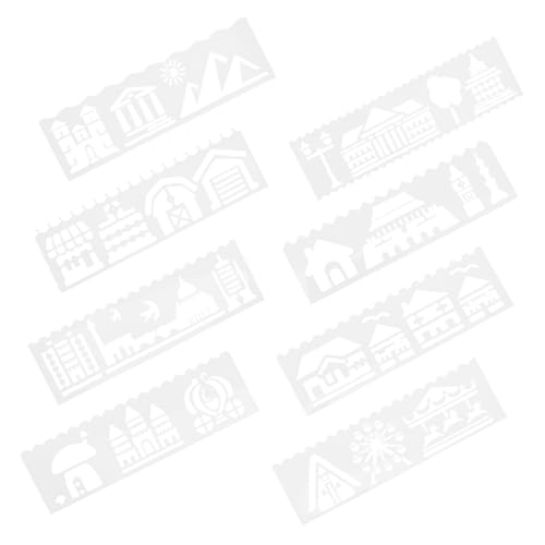 Angoily 1 Satz Vorlage Für Architekturmalerei Bauernküchenschablone Schablone Für Handwerk Zeichenschablone Schablonen-zeichensatz Bauernhausschablonen Malschablone Weiß Pp Angoily 1 Satz Vorlage Für Architekturmalerei Bauernküchenschablone Schablone Für Handwerk Zeichenschablone Schablonen-zeichensatz Bauernhausschablonen Malschablone Weiß Pp von Angoily