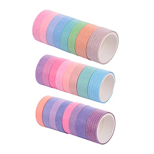 Angoily 1 Satz Washi Klebeband Dekoratives Masking Tape Für Diy Scrapbooking Planer Und Für Kreative Projekte Und Designs 24rolls Angoily 1 Satz Washi Klebeband Dekoratives Masking Tape Für Diy Scrapbooking Planer Und Für Kreative Projekte Und Designs 24rolls von Angoily