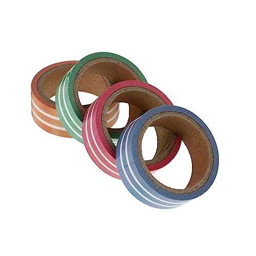 Angoily 1 Satz Washi Tape Farbig Für Basteltagebuchbedarf Muster Pastellpapier Abdeckband Klebriges Dekoratives Packband Farben Klebendes Schreibwaren Planerbedarf Hersteller 4Rollen Angoily 1 Satz Washi Tape Farbig Für Basteltagebuchbedarf Muster Pastellpapier Abdeckband Klebriges Dekoratives Packband Farben Klebendes Schreibwaren Planerbedarf Hersteller 4Rollen von Angoily