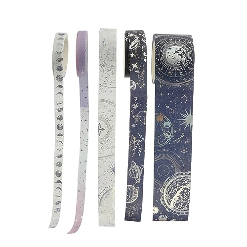 Angoily 1 Satz Washi Tape für DIY Projekte Dekorative Klebebänder für Scrapbooking Basteln und Stilvolle Designs für Einen Persönlichen Touch Angoily 1 Satz Washi Tape für DIY Projekte Dekorative Klebebänder für Scrapbooking Basteln und Stilvolle Designs für Einen Persönlichen Touch von Angoily