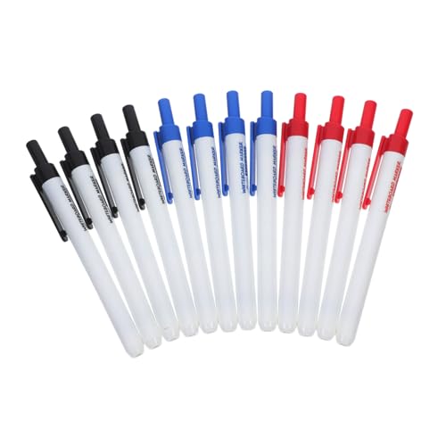 Angoily 1 Satz Whiteboard -marker Trocken Abwischbare Marker Mit Feiner Spitze Markierungen Dünn Löschbar Weißes Brett Schwarze, Trocken Abwischbare Marker Stifte Zeichnen Plastik 12 Stück Angoily 1 Satz Whiteboard -marker Trocken Abwischbare Marker Mit Feiner Spitze Markierungen Dünn Löschbar Weißes Brett Schwarze, Trocken Abwischbare Marker Stifte Zeichnen Plastik 12 Stück von Angoily