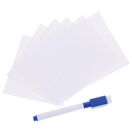Angoily 1 Satz Wiederverwendbare Haftnotizen Weiße Klebezettel Abwischbare mit Whiteboard Stift für Büro Zuhause und Erinnerungen Geruchsneutral Leicht und Tragbar Angoily 1 Satz Wiederverwendbare Haftnotizen Weiße Klebezettel Abwischbare mit Whiteboard Stift für Büro Zuhause und Erinnerungen Geruchsneutral Leicht und Tragbar von Angoily
