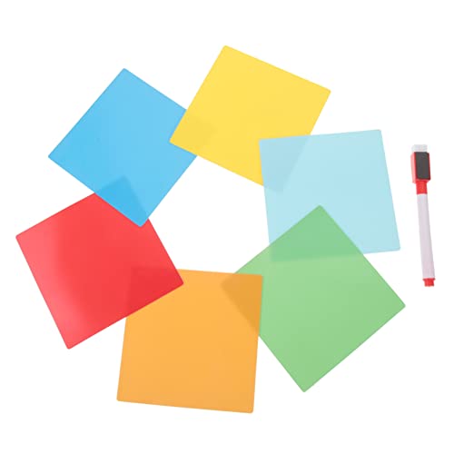 Angoily 1 Satz Wiederverwendbare Whiteboard Haftnotizen Abwischbare Memo Sticker Farbige Notizblätter Weißer Boardmarker für Schreibtisch Kühlschrank und Glasoberflächen Angoily 1 Satz Wiederverwendbare Whiteboard Haftnotizen Abwischbare Memo Sticker Farbige Notizblätter Weißer Boardmarker für Schreibtisch Kühlschrank und Glasoberflächen von Angoily