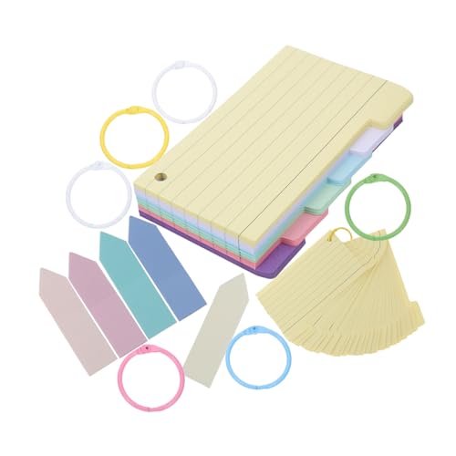Angoily 1 Satz Wortbuch Karteikartenringe Karteikarteninhaber Farbig Lehrreich Beringt Revisionskarten Weiß Lernkarten Studieren Farbenfrohe Karteikarten Linierte Notizkarten Plastik Angoily 1 Satz Wortbuch Karteikartenringe Karteikarteninhaber Farbig Lehrreich Beringt Revisionskarten Weiß Lernkarten Studieren Farbenfrohe Karteikarten Linierte Notizkarten Plastik von Angoily