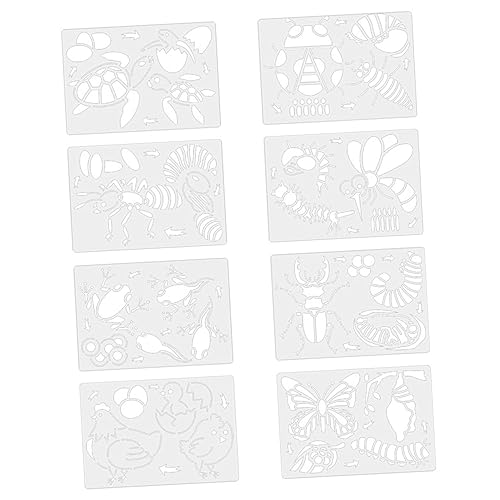 Angoily 1 Satz Zeichenvorlagen für Teiliges und Bastelset mit Lebenszyklus Motiven Wiederverwendbare Schablonen für Kreative Diy Projekte und Bildungsspielzeug Angoily 1 Satz Zeichenvorlagen für Teiliges und Bastelset mit Lebenszyklus Motiven Wiederverwendbare Schablonen für Kreative Diy Projekte und Bildungsspielzeug von Angoily