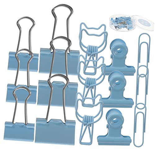 Angoily 1 Schachtel Bunte Büroklammern Set mit Vielseitigen Binder Clips für Dokumente Praktische Papierfixierung und Organisation für Schüler und Lehrer Angoily 1 Schachtel Bunte Büroklammern Set mit Vielseitigen Binder Clips für Dokumente Praktische Papierfixierung und Organisation für Schüler und Lehrer von Angoily