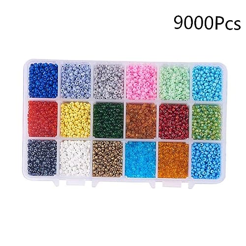 Angoily 1 Schachtel Bunte Glasperlen für DIY Schmuckherstellung für Armbänder und Kreative Bastelprojekte pro Box Farbverteilung Angoily 1 Schachtel Bunte Glasperlen für DIY Schmuckherstellung für Armbänder und Kreative Bastelprojekte pro Box Farbverteilung von Angoily