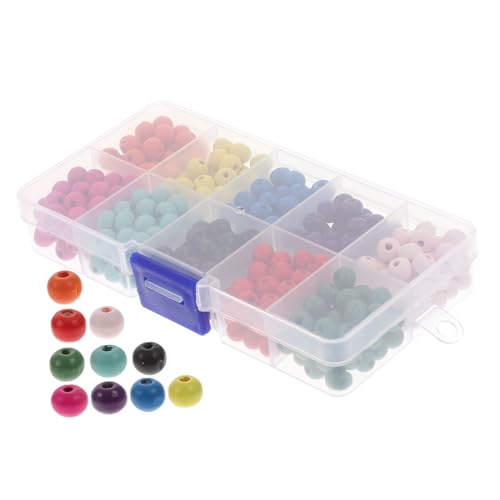 Angoily 1 Schachtel Bunte Holzperlen zum Auffädeln Glatte Natürliche Holzkugeln für DIY Schmuck Armbänder Girlanden und Bastelarbeiten Sichere und Langlebige Holzperlen für Kreative Angoily 1 Schachtel Bunte Holzperlen zum Auffädeln Glatte Natürliche Holzkugeln für DIY Schmuck Armbänder Girlanden und Bastelarbeiten Sichere und Langlebige Holzperlen für Kreative von Angoily