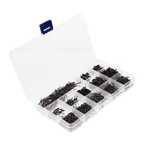 Angoily 1 Schachtel DIY Ohrringhaken Schmuckzubehör Ohrdraht Ohrhaken für Damen Mädchen und Erwachsene Eleganter Stil Ausreichende Menge für Basteln und Schmuckherstellung von Angoily
