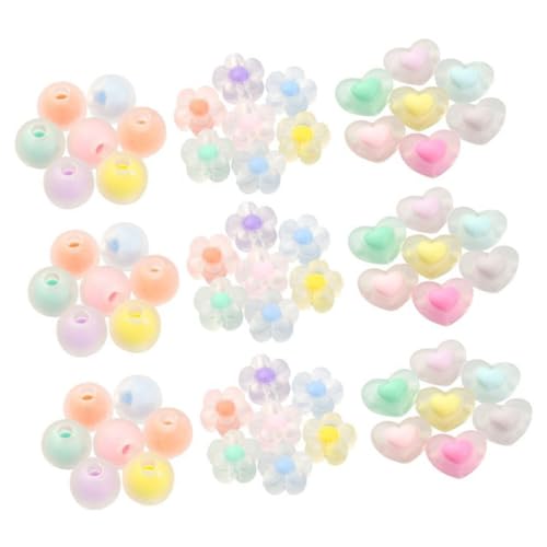 Angoily 1 Schachtel DIY Schmuckperlen mit Acrylperlen in Mischformen Bunte Spacer Beads für Armband Halskettenherstellung Vielseitiges Bastelmaterial für Individuelle Schmuckkreationen von Angoily