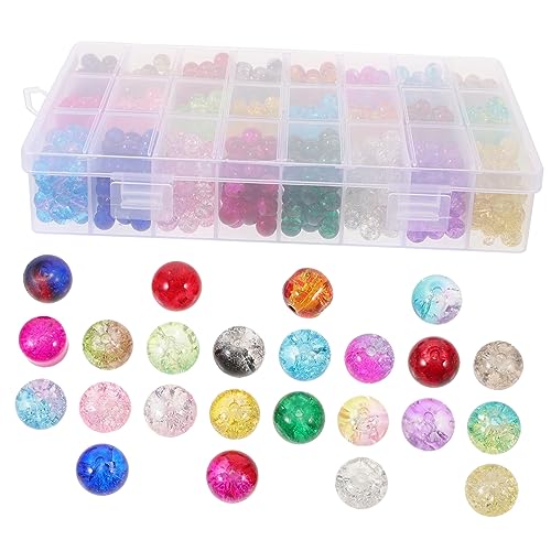 Angoily 1 Schachtel Fächer Glasperlen Bunte Klare DIY Bastelperlen für Armbänder und Kreative Dekorationen für Bastelprojekte und Schmuckherstellung Angoily 1 Schachtel Fächer Glasperlen Bunte Klare DIY Bastelperlen für Armbänder und Kreative Dekorationen für Bastelprojekte und Schmuckherstellung von Angoily