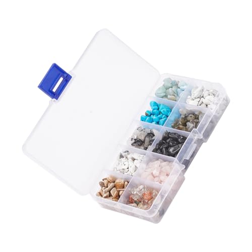 Angoily 1 Schachtel Farbige Unregelmäßige Steinperlen für Diy Schmuckherstellung Farben Wasserfest Langlebig für Armbänder und Naturstein Perlen Bastelmaterial für Kreative Projekte Angoily 1 Schachtel Farbige Unregelmäßige Steinperlen für Diy Schmuckherstellung Farben Wasserfest Langlebig für Armbänder und Naturstein Perlen Bastelmaterial für Kreative Projekte von Angoily
