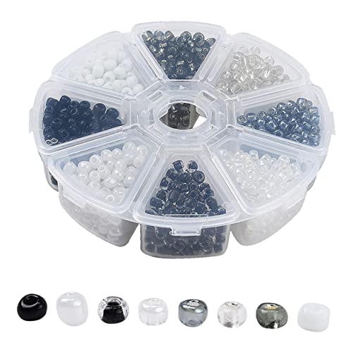 Angoily 1 Schachtel Glasperlen Runde Diy Perlen für Armbänder und Vielseitige Bastelperlen für Schmuckherstellung für Projekte und Angoily 1 Schachtel Glasperlen Runde Diy Perlen für Armbänder und Vielseitige Bastelperlen für Schmuckherstellung für Projekte und von Angoily