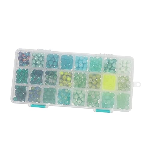 Angoily 1 Schachtel Gradient Glass Beads Farben für Diy Schmuck Runde Spacer Perlen für Armbänder und Hochwertige Glasperlen für Bastelprojekte pro Box Angoily 1 Schachtel Gradient Glass Beads Farben für Diy Schmuck Runde Spacer Perlen für Armbänder und Hochwertige Glasperlen für Bastelprojekte pro Box von Angoily