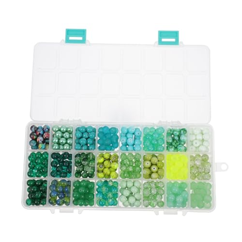 Angoily 1 Schachtel Gradient Glass Beads für Diy Schmuck Farben pro Box Vielseitig Einsetzbar für Armbänder und Bastelprojekte Hochwertiges Langlebiges Material von Angoily
