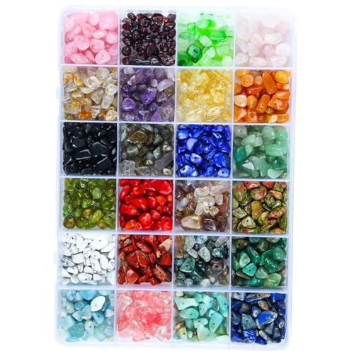 Angoily 1 Schachtel Natürliche Steinperlen Diy Zubehör Box mit Unregelmäßigen Dekorativen für Armbänder und Ohrringe für Schmuckherstellung Angoily 1 Schachtel Natürliche Steinperlen Diy Zubehör Box mit Unregelmäßigen Dekorativen für Armbänder und Ohrringe für Schmuckherstellung von Angoily