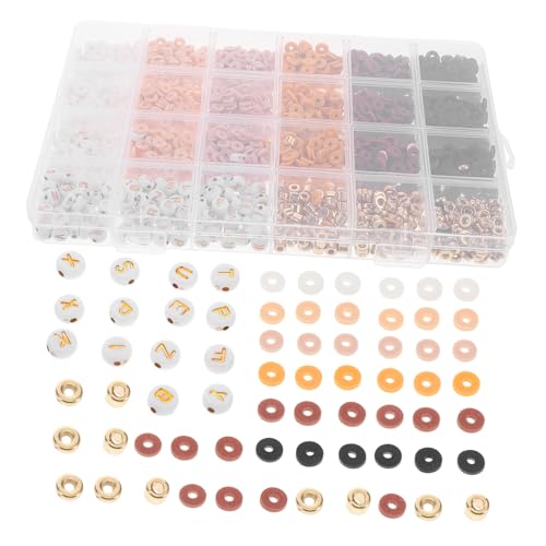Angoily 1 Schachtel Polymerperlen Bastelset Für Jugendliche Perlenbrief Für Mädchen Perlen Wickeln Charms-perlen Bastelset Für Winzige Perlen Diy Bracelet Kit Polymer-ton Angoily 1 Schachtel Polymerperlen Bastelset Für Jugendliche Perlenbrief Für Mädchen Perlen Wickeln Charms-perlen Bastelset Für Winzige Perlen Diy Bracelet Kit Polymer-ton von Angoily