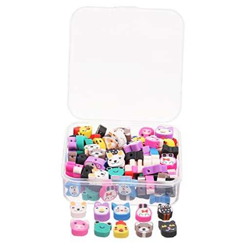 Angoily 1 Schachtel Weicher Keramik -Perlenschmuck Party Reiz Miniatur Herstellung Perlen für Schmuckhersteller Schmuck Perlen machen Cartoon lose Perlen Schmuckperlen Polymer-Ton von Angoily