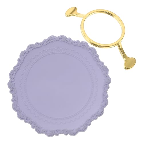 Angoily 1 Set Feuerlackform Runde Wachssiegelform Siegelkissen Wachssiegelformen Metallwachssiegelformen Wachssiegelmatte Buchstabensiegelwachs Set Wachssiegelwerkzeug Kieselgel von Angoily