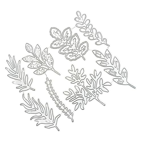 Angoily 1 Set Geprägte Messerform Vorlage Blatt Stanzformen Scrapbook Herstellung Zum Prägen Kohlenstoffstahl Silber Angoily 1 Set Geprägte Messerform Vorlage Blatt Stanzformen Scrapbook Herstellung Zum Prägen Kohlenstoffstahl Silber von Angoily