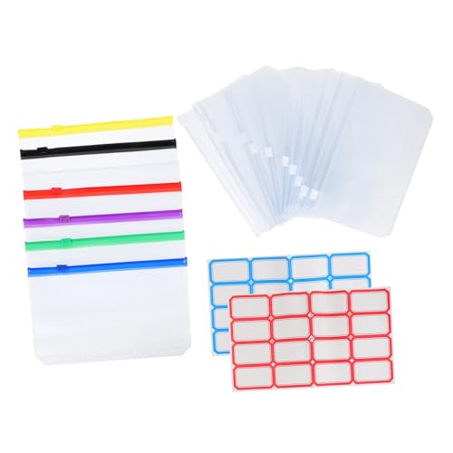 Angoily 1 Set Reißverschlusstasche Aufbewahrungstasche Ordnertaschen Ordnerzubehör Taschen Für Ordner Durchsichtige Taschenhüllen Wiederverwendbare Tasche Für Lose Blätter Angoily 1 Set Reißverschlusstasche Aufbewahrungstasche Ordnertaschen Ordnerzubehör Taschen Für Ordner Durchsichtige Taschenhüllen Wiederverwendbare Tasche Für Lose Blätter von Angoily