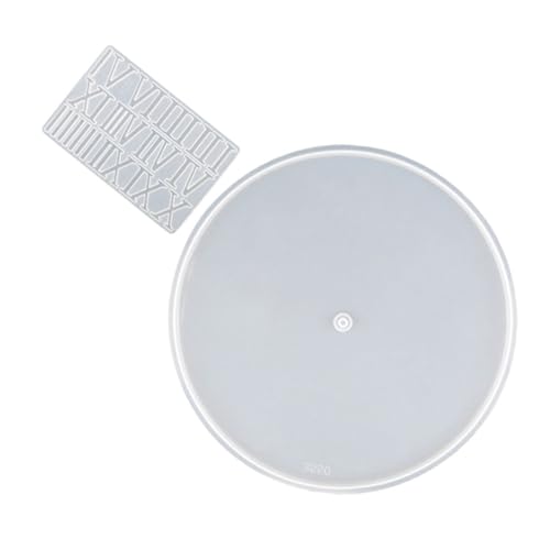 Angoily 1 Set Silikonform Für Zifferblätter Und Römische Ziffern, Epoxidharz-gussform, Diy-wanduhrzubehör Für Anfänger Und Bastelbegeisterte Angoily 1 Set Silikonform Für Zifferblätter Und Römische Ziffern, Epoxidharz-gussform, Diy-wanduhrzubehör Für Anfänger Und Bastelbegeisterte von Angoily
