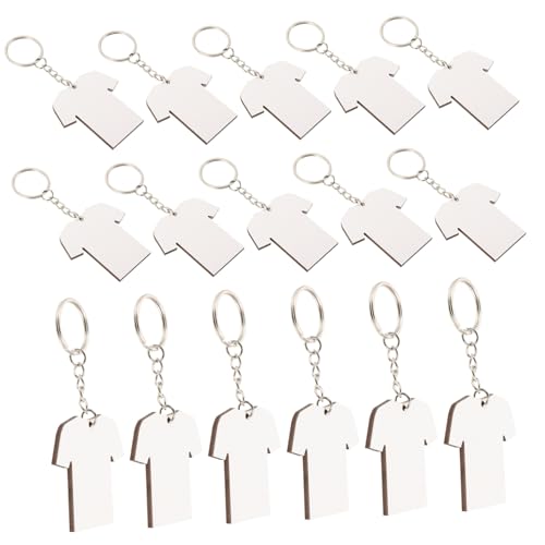 Angoily 1 Set Wärmeübertragungs Schlüsselanhänger Blanker Foto Schlüsselanhänger Schlüsselband Anhängerhalter Sublimationsanhänger Rohlinge Handgefertigte Schlüsselanhänger Rohlinge von Angoily