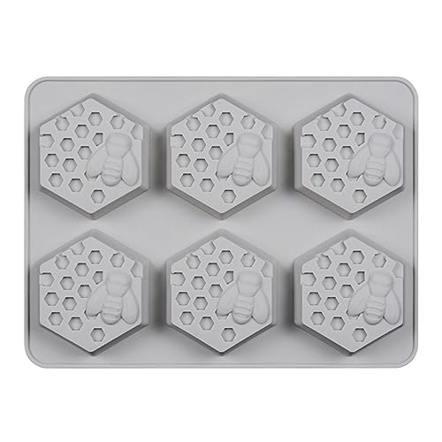 Angoily 1 Stück Bienenwaben Silikonform für Desserts Lebensmittelecht Vielseitig Einsetzbar für Diy Eiswürfel Farbe Zufällig Zufällige Farbe Angoily 1 Stück Bienenwaben Silikonform für Desserts Lebensmittelecht Vielseitig Einsetzbar für Diy Eiswürfel Farbe Zufällig Zufällige Farbe von Angoily
