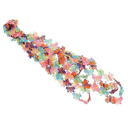 Angoily 1 Stück Dekorativer Polyester Spitzenbesatz Bunte Macrame Blumenbordüre für Diy Yards für Kleidung Dekoration und Handarbeiten Angoily 1 Stück Dekorativer Polyester Spitzenbesatz Bunte Macrame Blumenbordüre für Diy Yards für Kleidung Dekoration und Handarbeiten von Angoily