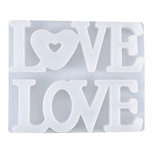 Angoily 1 Stück Diy Silikonform Love Türschild Epoxidharz Gießform für Kreative Dekorationen Kuchen und Bastelarbeiten Wiederverwendbar Leicht und Einfach zu Reinigen Angoily 1 Stück Diy Silikonform Love Türschild Epoxidharz Gießform für Kreative Dekorationen Kuchen und Bastelarbeiten Wiederverwendbar Leicht und Einfach zu Reinigen von Angoily