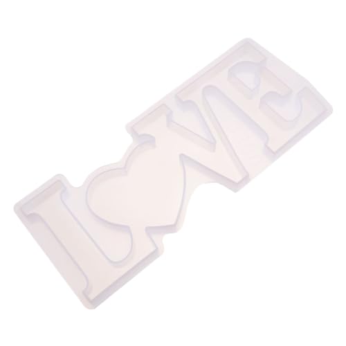 Angoily 1 Stück Diy Silikonform für Englische Wörter Epoxidharz Mold für Dekoration Flexibles Design für Handgemachte Ornamente und Persönliche von Angoily