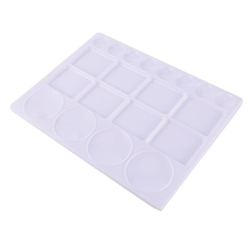 Angoily 1 Stück Eckige Malpalette für Praktische Mischpalette für Wasserfarben für Anfänger und Profis Platzsparend und Tragbar für Erwachsene Beim Unterwegs Angoily 1 Stück Eckige Malpalette für Praktische Mischpalette für Wasserfarben für Anfänger und Profis Platzsparend und Tragbar für Erwachsene Beim Unterwegs von Angoily