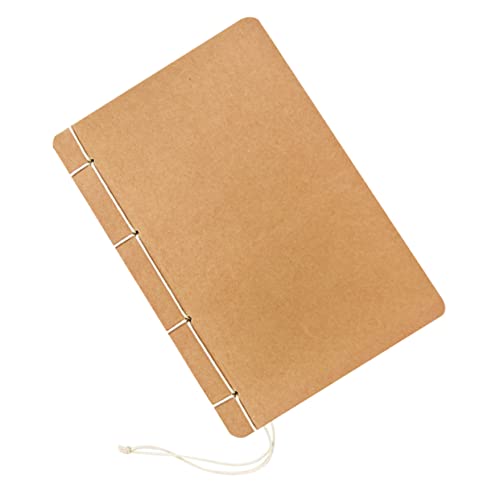 Angoily 1 Stück Handgefertigtes Notizbuch aus Kraftpapier Retro Skizzenbuch mit Leeren für Kreative DIY Projekte Tagebuch und Notizen für Schule und Büro Weißes Papierfreies Angoily 1 Stück Handgefertigtes Notizbuch aus Kraftpapier Retro Skizzenbuch mit Leeren für Kreative DIY Projekte Tagebuch und Notizen für Schule und Büro Weißes Papierfreies von Angoily