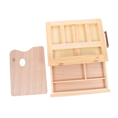 Angoily 1 Stück Holz Desktop Easel mit Schublade Faltbarer Malständer Tragbarer Displayhalter für Kunstwerke für Gemälde Gerahmte Fotografien und Mehr Robustes und Leichtes Design Angoily 1 Stück Holz Desktop Easel mit Schublade Faltbarer Malständer Tragbarer Displayhalter für Kunstwerke für Gemälde Gerahmte Fotografien und Mehr Robustes und Leichtes Design von Angoily