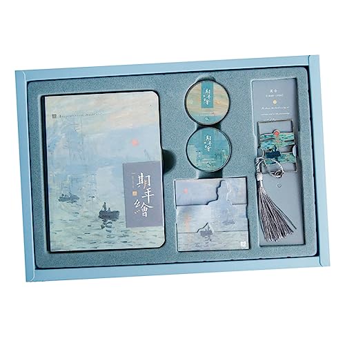 Angoily 1 Stück Kreatives Kunst Notizbuch Set Geschenkbox Tragbares Hardcover Tagebuch für Erinnerungen Scrapbooking und Notizen für Freunde und Kunstliebhaber Zufälliges Design Angoily 1 Stück Kreatives Kunst Notizbuch Set Geschenkbox Tragbares Hardcover Tagebuch für Erinnerungen Scrapbooking und Notizen für Freunde und Kunstliebhaber Zufälliges Design von Angoily