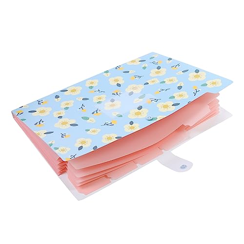 Angoily 1 Stück Multilayer Dokumentenmappe mit Blumenmuster Robuste Kunststoff Aktenmappe für Büro Schule und Reisen Praktischer Organizer für Dokumente mit Großer Kapazität und Angoily 1 Stück Multilayer Dokumentenmappe mit Blumenmuster Robuste Kunststoff Aktenmappe für Büro Schule und Reisen Praktischer Organizer für Dokumente mit Großer Kapazität und von Angoily