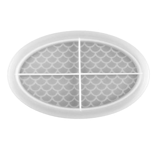 Angoily 1 Stück Oval Tray Mold Silikonform für DIY Obstschalen Flexible Gießform für Handarbeiten für Tabletts und Dekorationen Hitzebeständig und Langlebig Angoily 1 Stück Oval Tray Mold Silikonform für DIY Obstschalen Flexible Gießform für Handarbeiten für Tabletts und Dekorationen Hitzebeständig und Langlebig von Angoily