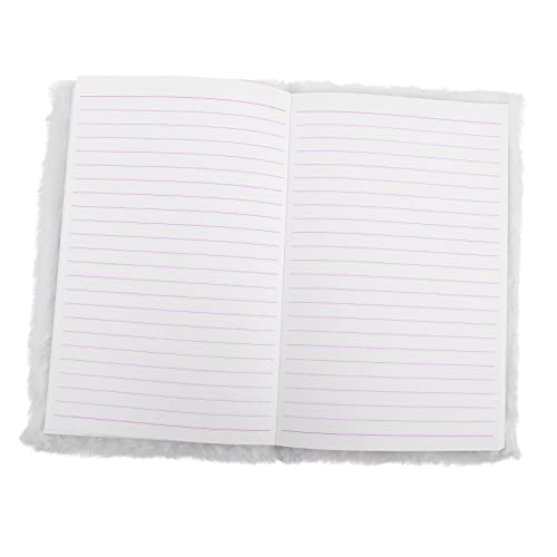 Angoily 1 Stück Plüsch Notizbuch mit Süßem Schwanzdesign Notizbuch für Büro Schule Reisen und für Freunde Mädchen und von Angoily