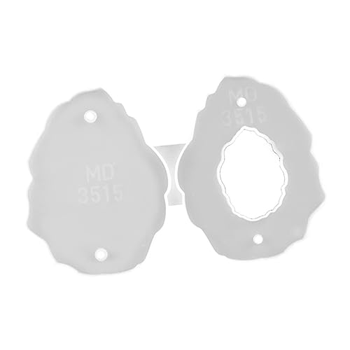Angoily 1 Stück Silikon Fotorahmen Form für Diy Epoxidharz Gießen Ovaler Bilderrahmen Silikonform Einfach zu Entformen Reinigen für Kreative Fotodekorationen von Angoily