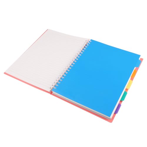 Angoily 1 Stück Spiralblock Notizbuch Dickes Notepad für Studenten Rosa Geeignet für Tagebuch Reisen Notizen und Wochenplanung von Angoily