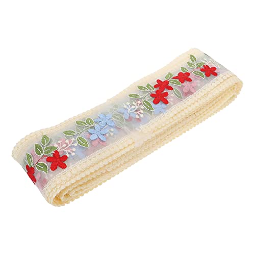Angoily 1 Stück Spitzenband mit Blumenmuster Yards für Diy Kleidung Hochzeitsdekoration und Bastelarbeiten Elegantes Zubehör für Projekte von Angoily