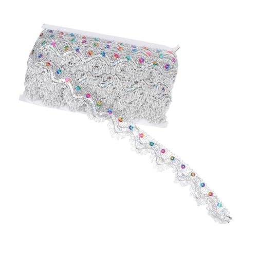 Angoily 1 Stück Tanzkostümzubehör Schnürsenkel Spitze Rüsche Blumen- Verschönerung Tanzdekorative Trim Bekleidungsverkleidung Bekleidungsbesatz Silver Links Angoily 1 Stück Tanzkostümzubehör Schnürsenkel Spitze Rüsche Blumen- Verschönerung Tanzdekorative Trim Bekleidungsverkleidung Bekleidungsbesatz Silver Links von Angoily