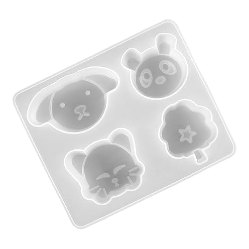 Angoily 1 Stück Tierkopf Silikonform für Epoxidharz Diy Haustier Ornamente Katzen und Mold Bastelidee für Aktivitäten Angoily 1 Stück Tierkopf Silikonform für Epoxidharz Diy Haustier Ornamente Katzen und Mold Bastelidee für Aktivitäten von Angoily