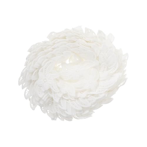 Angoily 1 Stück Wasserlösliches Spitzenband mit Blumenmuster Diy Stoffborte für Bekleidungszubehör Handwerksmaterial für Kreative Nähprojekte und Dekoration von Angoily