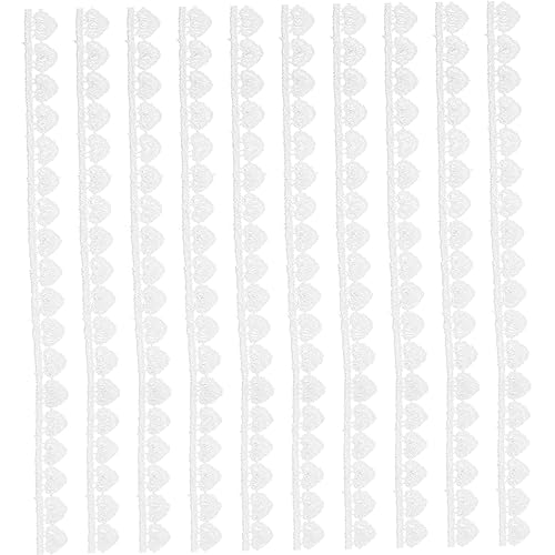 Angoily 1 Stück Weißes Herz Spitzenband Dekorative Spitze für Diy Handwerk für Hochzeitskleider Bekleidung Accessoires und Mehr Yards von Angoily