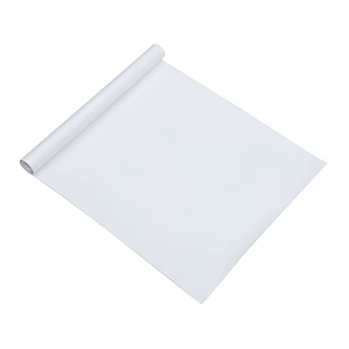 Angoily 1 Stück Weißes Htv Vinyl für Wärmeübertragung PU Folie für Diy Bekleidungsprojekte für Gestalten kein Riss oder Verblassen Angoily 1 Stück Weißes Htv Vinyl für Wärmeübertragung PU Folie für Diy Bekleidungsprojekte für Gestalten kein Riss oder Verblassen von Angoily