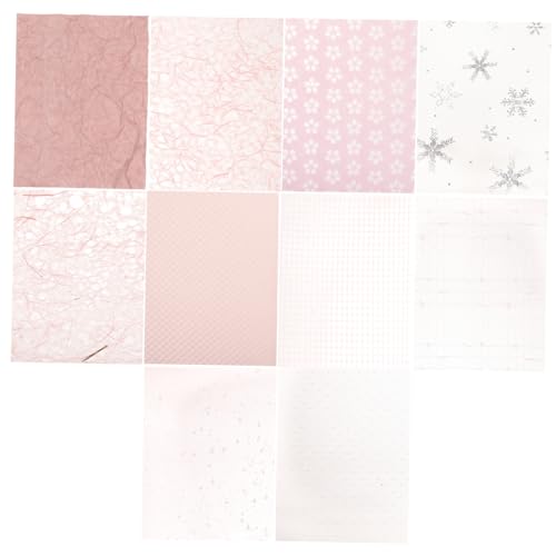 Angoily 10 Blatt Dekorative Scrapbook Papiere Strukturiertes Vintage Druckpapier für Diy Karten Scrapbooking und Bastelprojekte für und Persönliche Kunstwerke von Angoily