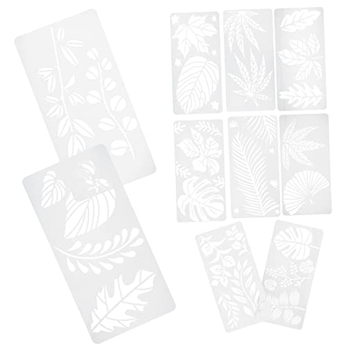 Angoily 10 Blatt Diy Pflanzen Schablonen Selbstklebende Malvorlagen für Kreative Projekte für Erwachsene Einfach zu Verwenden für Wanddekoration und Kunstprojekte Angoily 10 Blatt Diy Pflanzen Schablonen Selbstklebende Malvorlagen für Kreative Projekte für Erwachsene Einfach zu Verwenden für Wanddekoration und Kunstprojekte von Angoily