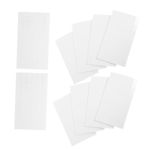 Angoily 10 Blatt Foam Square -halterung Doppelseitige Klebepads Befestigungsquadrate Für Scrapbooking Rundes Doppelseitiges Klebeband Schalldichte Wandpaneele Starke Klebepads Eva Weiß von Angoily