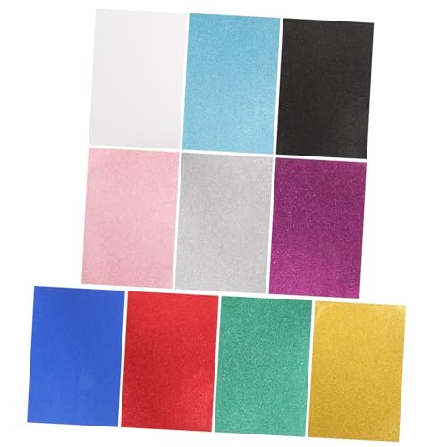 Angoily 10 Blatt Glitter Schaumstoffblätter Selbstklebende Bastelschaumstoffplatten für DIY Projekte Farbenfrohe und Praktische Materialien für Handarbeiten Dekoration und Mehr Angoily 10 Blatt Glitter Schaumstoffblätter Selbstklebende Bastelschaumstoffplatten für DIY Projekte Farbenfrohe und Praktische Materialien für Handarbeiten Dekoration und Mehr von Angoily